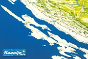 3D mapa otoka Paga